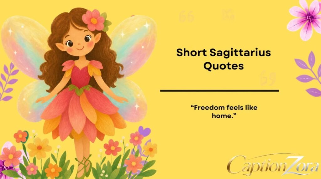 Short Sagittarius Quotes