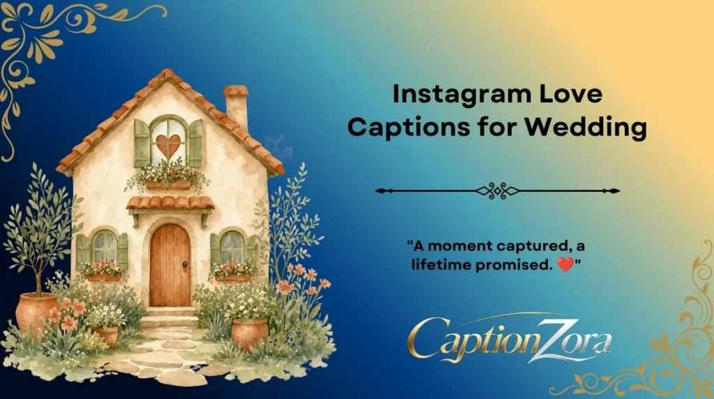 Instagram Love Captions for Wedding