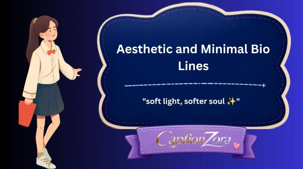 Aesthetic and Minimal Bio Lines