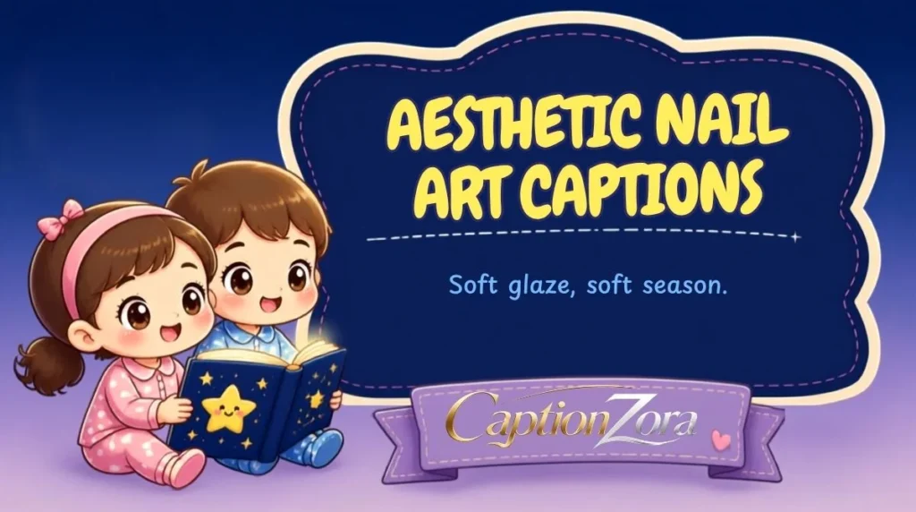 Aesthetic Nail Art Captions