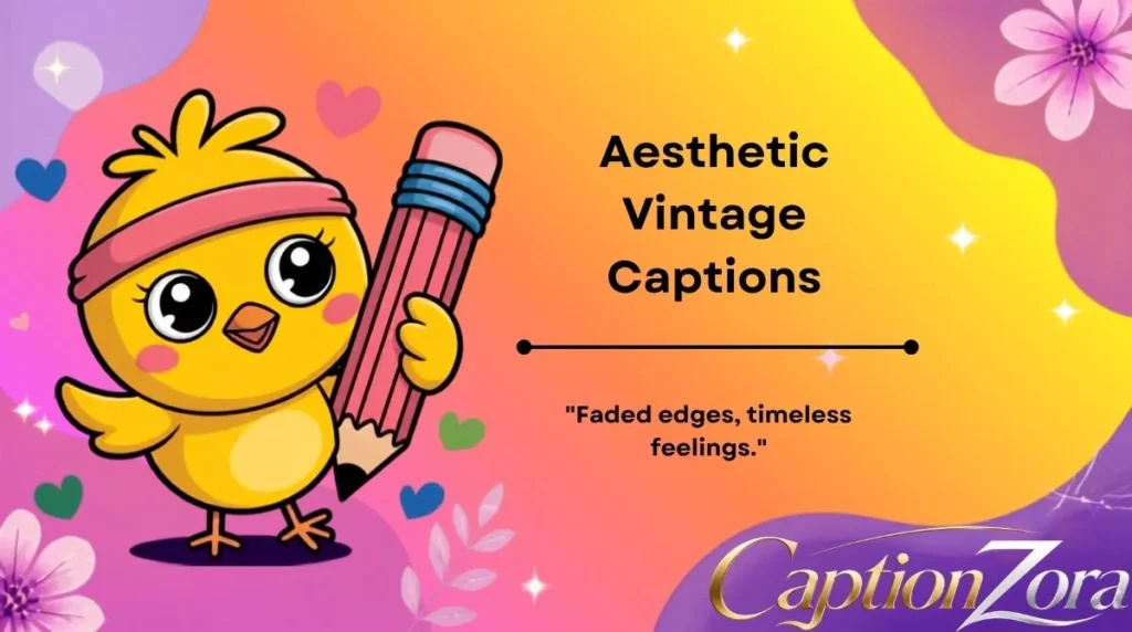 Aesthetic Vintage Captions