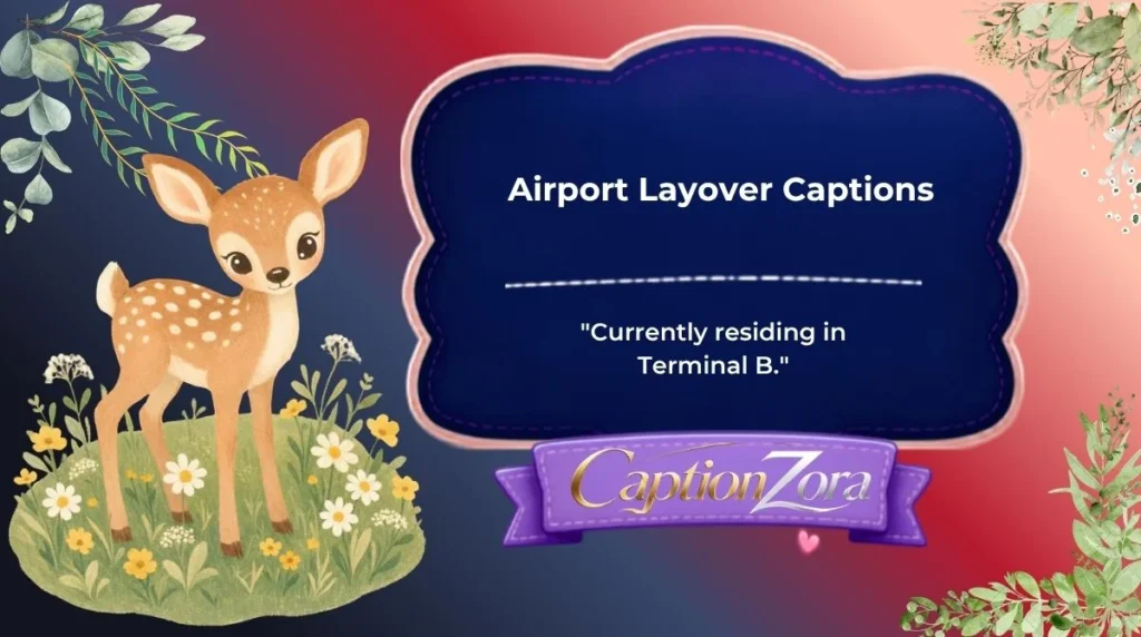 Airport Layover Captions