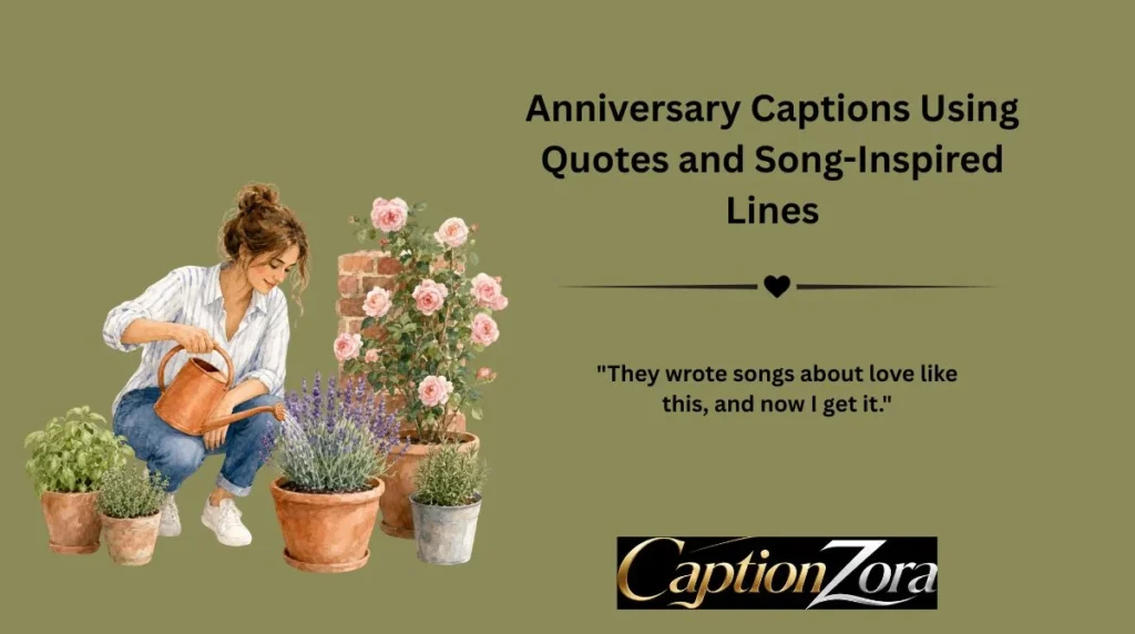 Anniversary Captions Using Quotes and Song-Inspired Lines