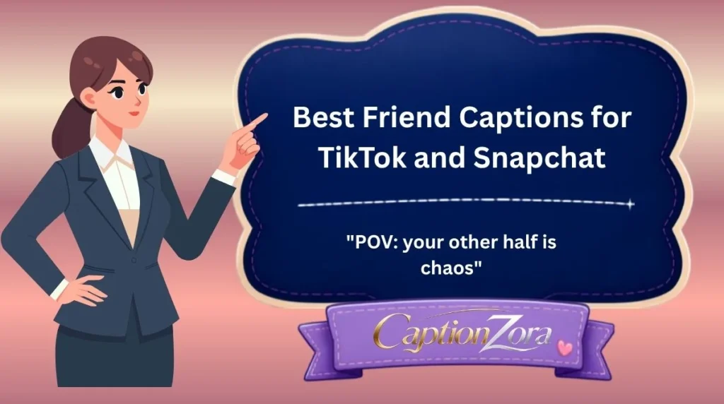 Best Friend Captions for TikTok and Snapchat