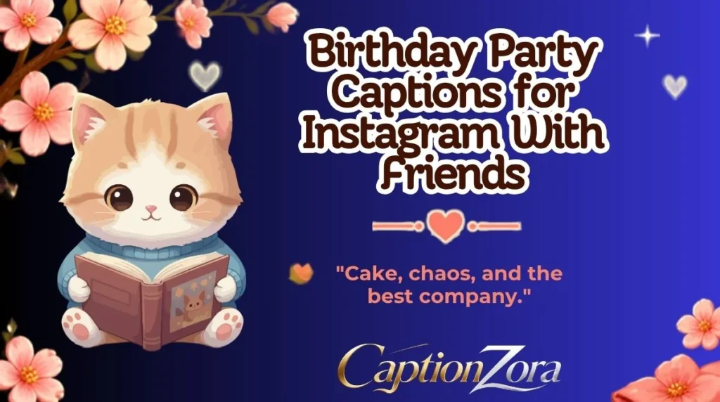 Birthday Party Captions for Instagram With Friends