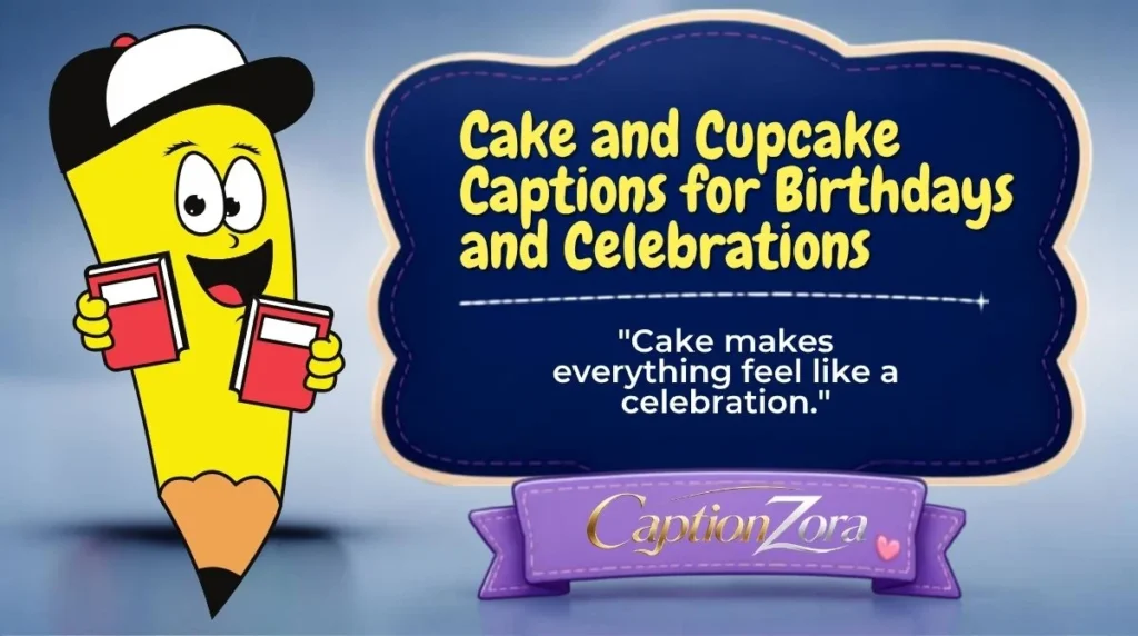 Cake and Cupcake Captions for Birthdays and Celebrations