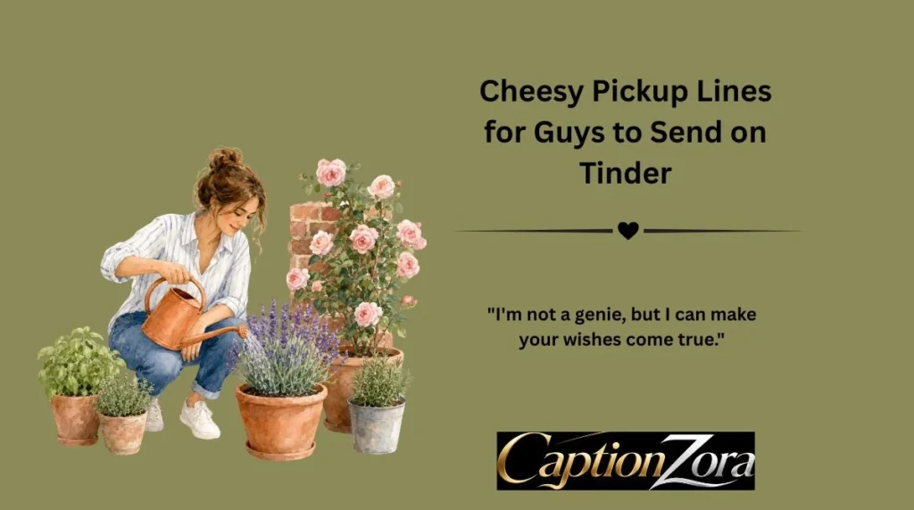 Cheesy Pickup Lines for Guys to Send on Tinder