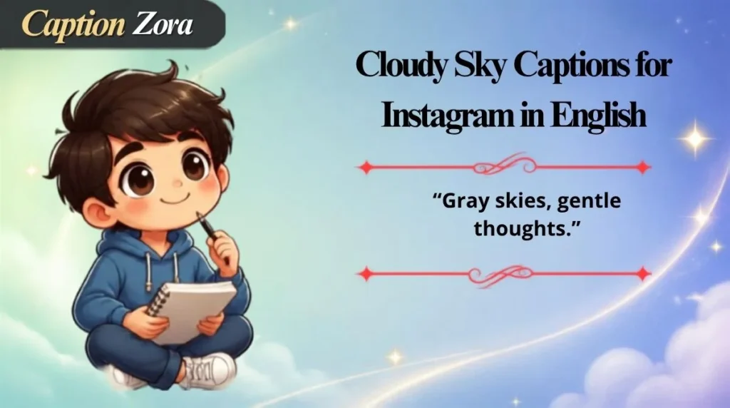 Cloudy Sky Captions for Instagram in English