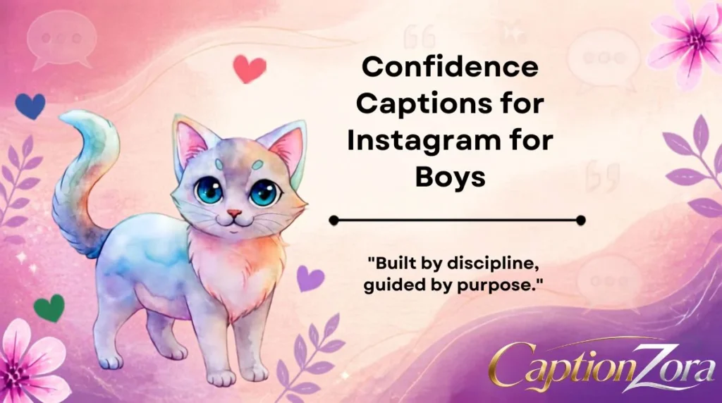 Confidence Captions for Instagram for Boys