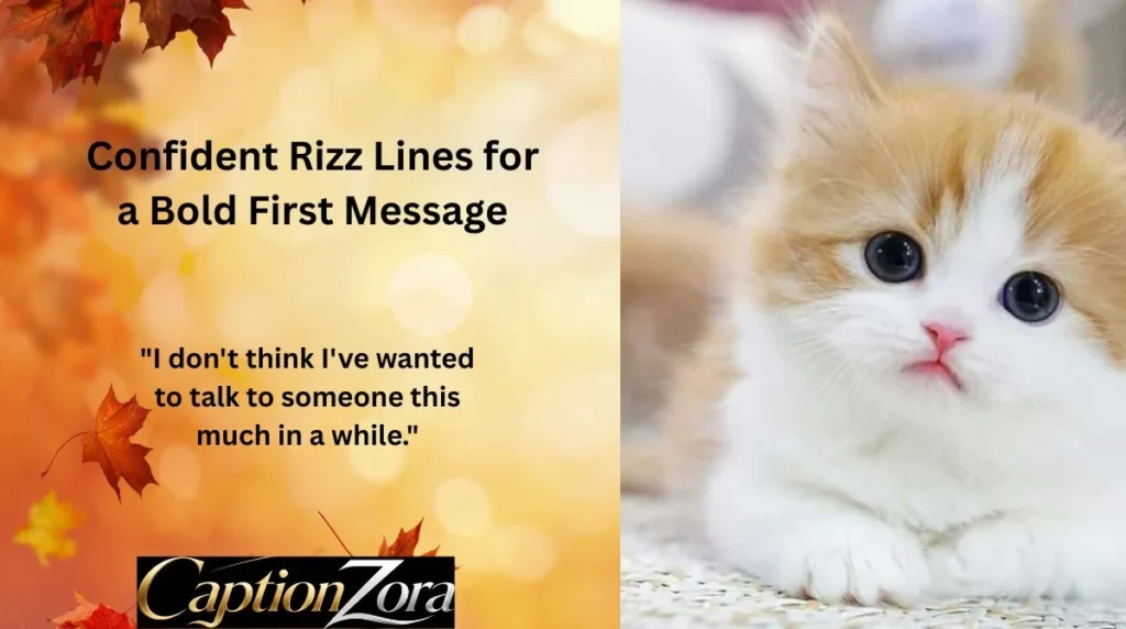 Confident Rizz Lines for a Bold First Message
