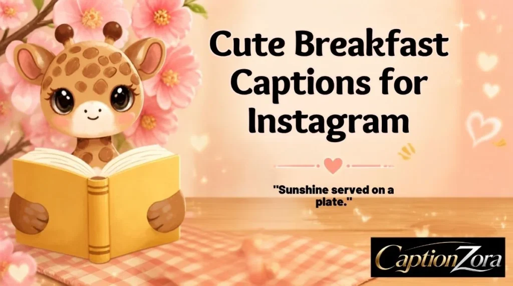 Cute Breakfast Captions for Instagram