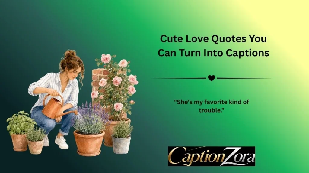 Cute Love Quotes You Can Turn Into Captions
