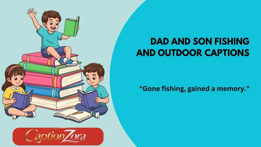Dad and Son Fishing and Outdoor Captions