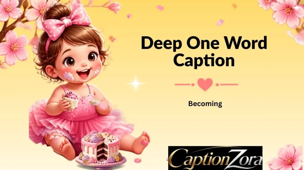 Deep One Word Caption