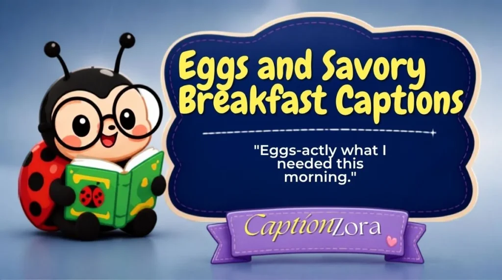 Eggs and Savory Breakfast Captions