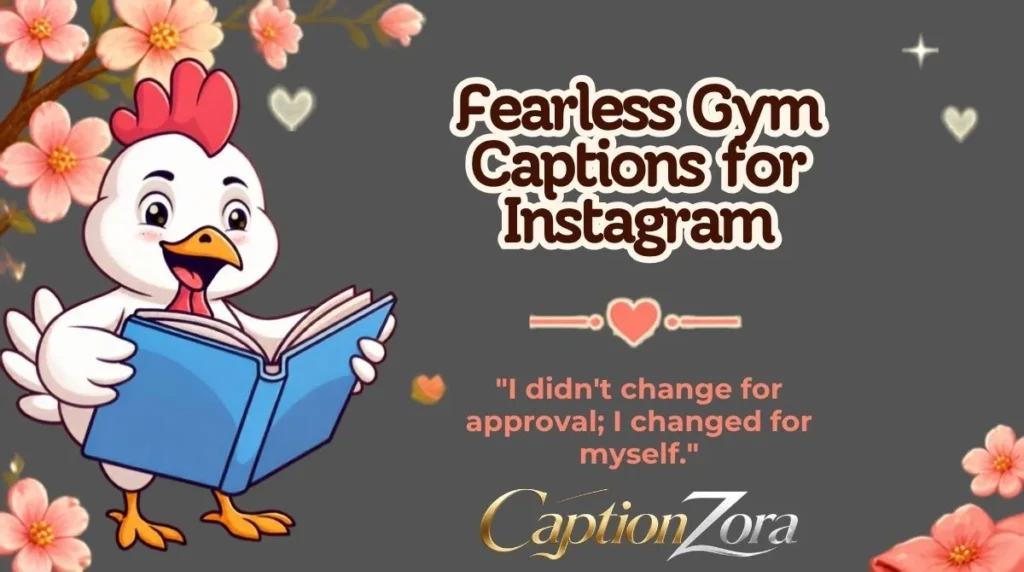 Fearless Gym Captions for Instagram