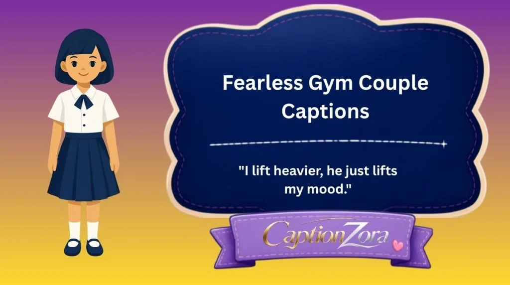 Fearless Gym Couple Captions