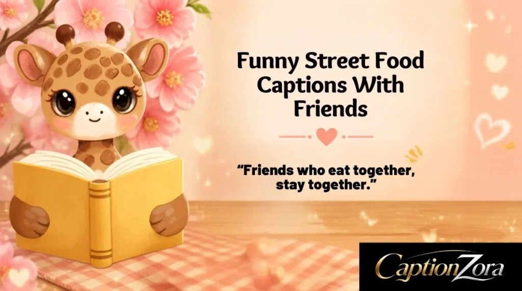 Funny Street Food Captions With Friends