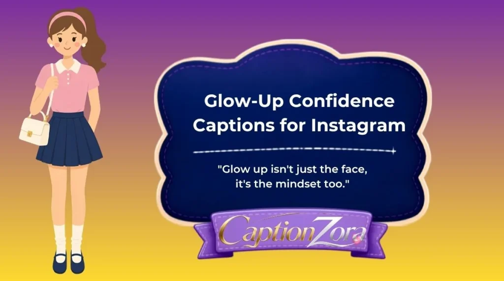 Glow-Up Confidence Captions for Instagram