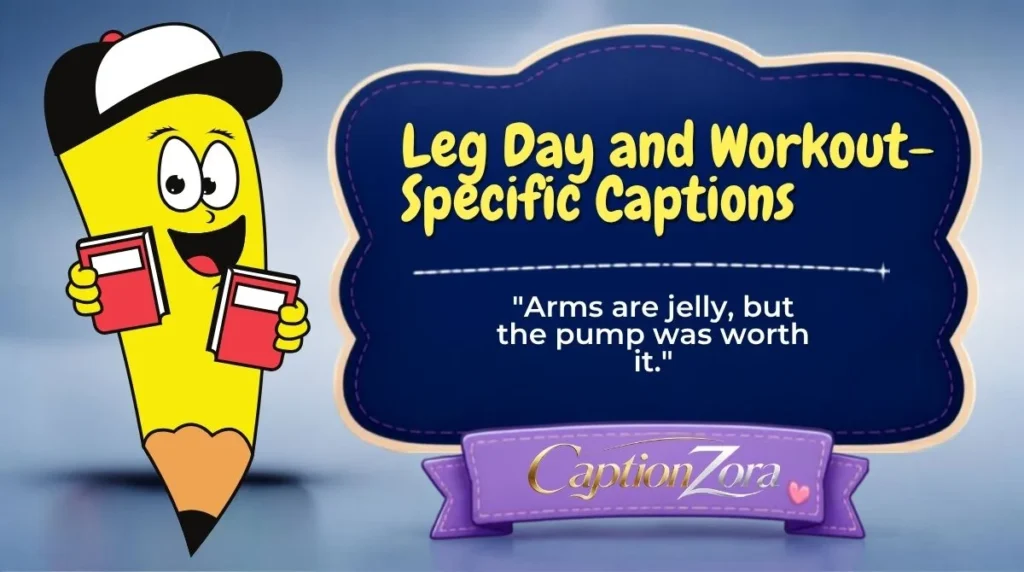 Leg Day and Workout-Specific Captions