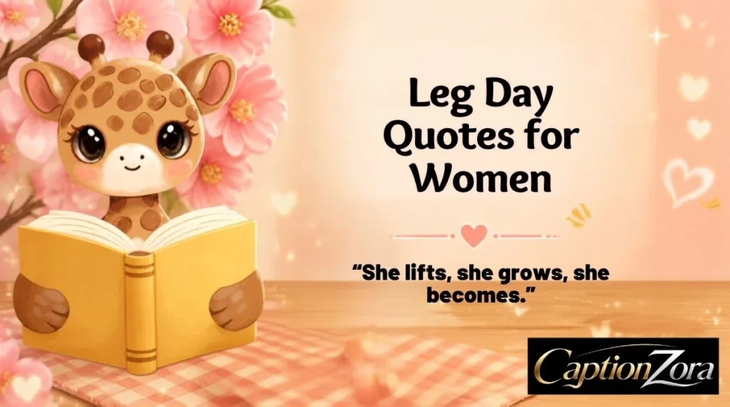 Leg Day Quotes for Women