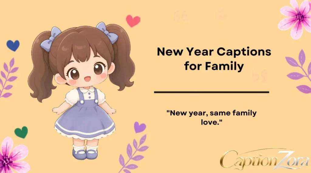 New Year Captions for Family