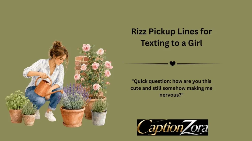 Rizz Pickup Lines for Texting to a Girl