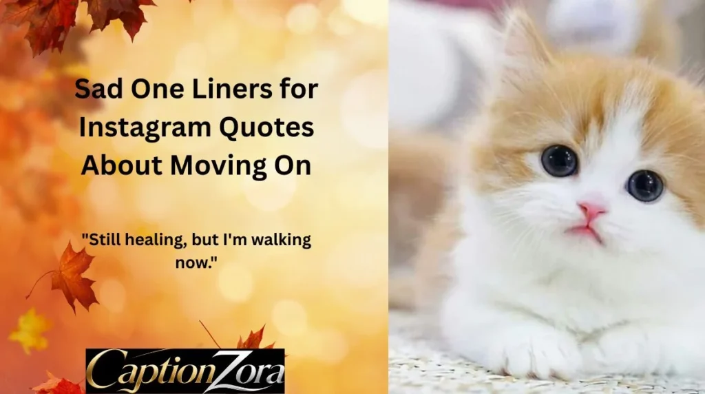 Sad One Liners for Instagram Quotes About Moving On