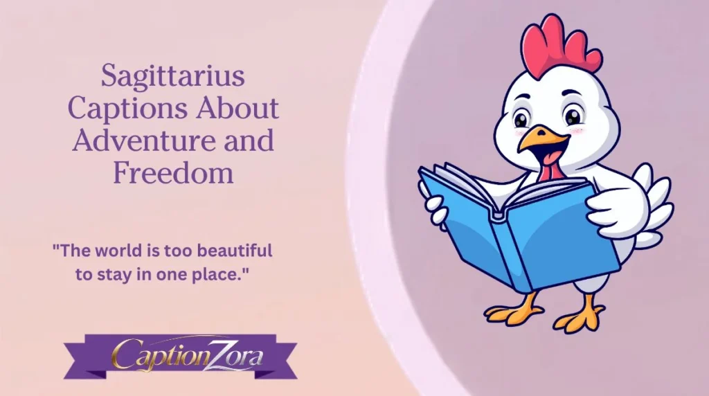 Sagittarius Captions About Adventure and Freedom