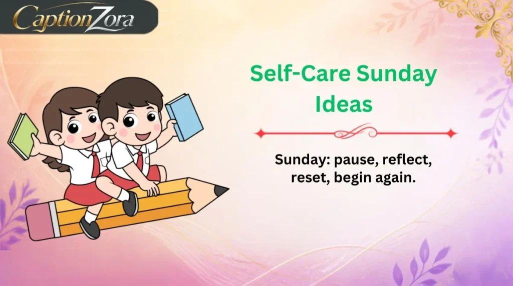 Self-Care Sunday Ideas