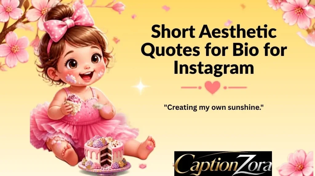 Short Aesthetic Quotes for Bio for Instagram