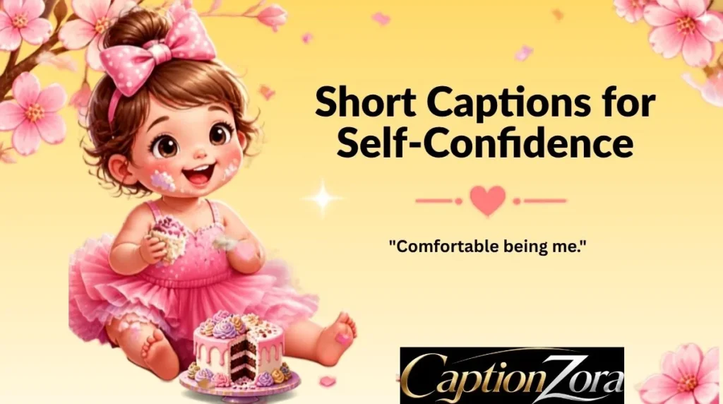 Short Captions for Self-Confidence