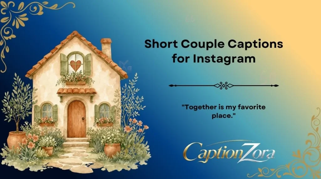 Short Couple Captions for Instagram