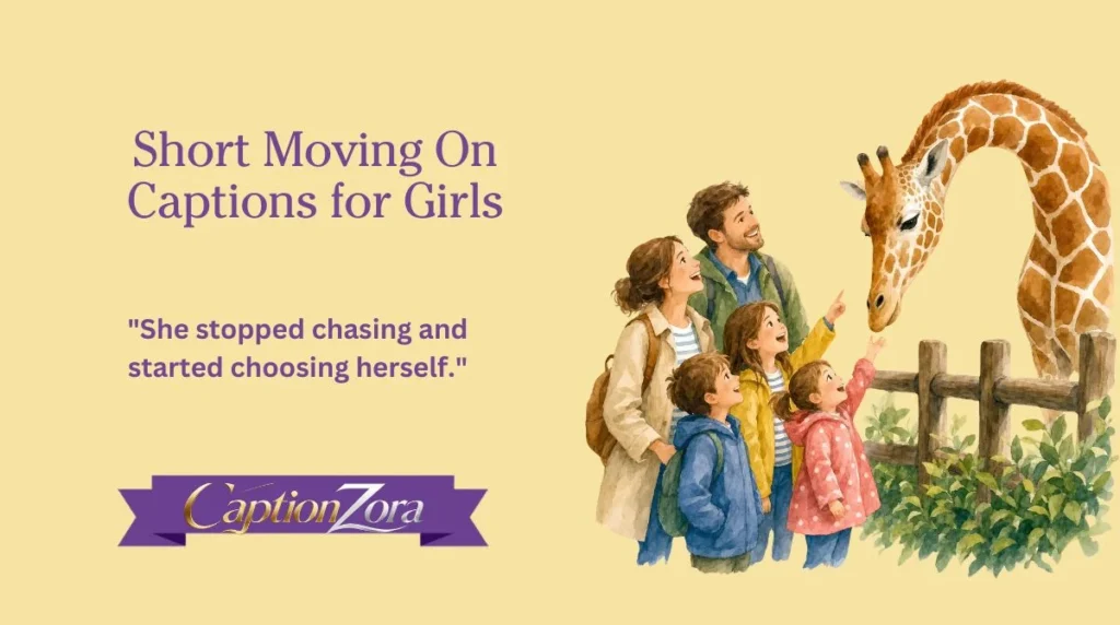 Short Moving On Captions for Girls