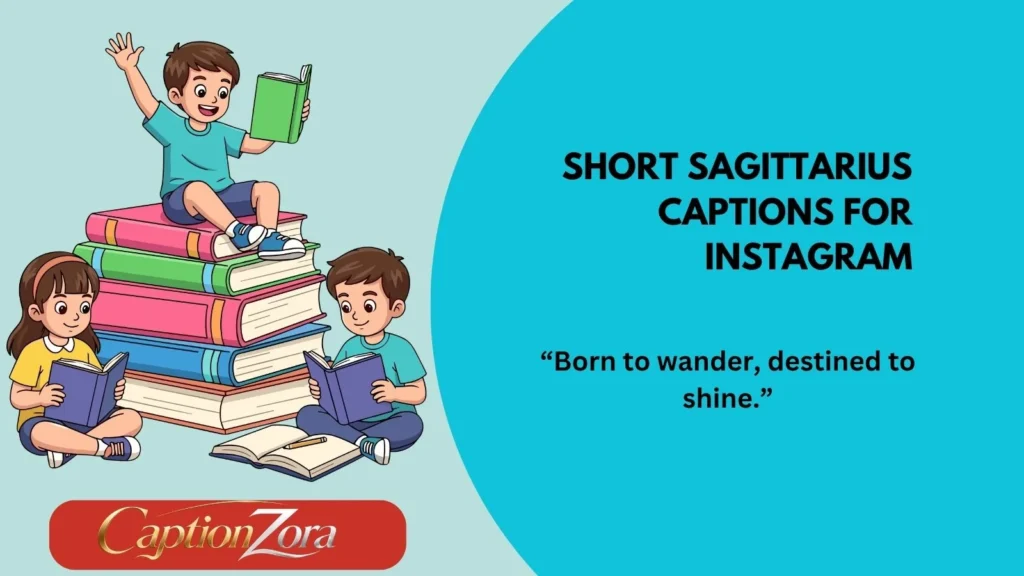 Short Sagittarius Captions for Instagram