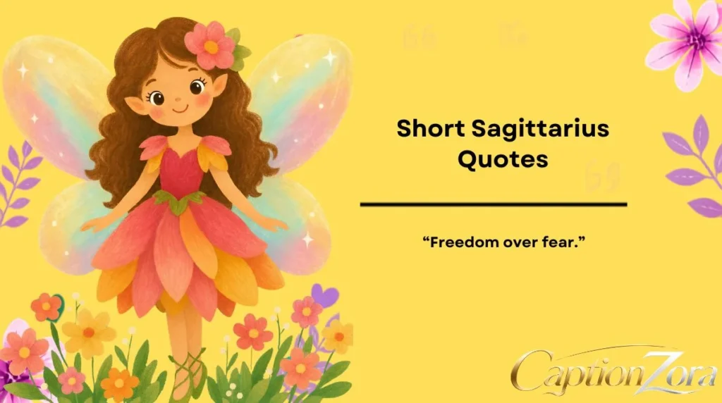 Short Sagittarius Quotes