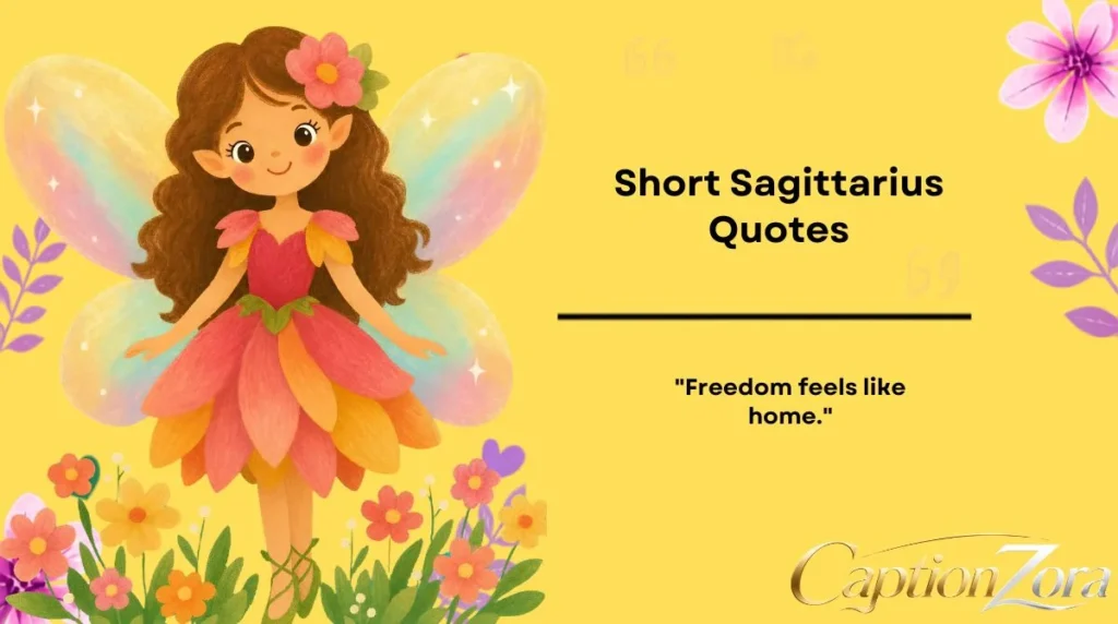 Short Sagittarius Quotes