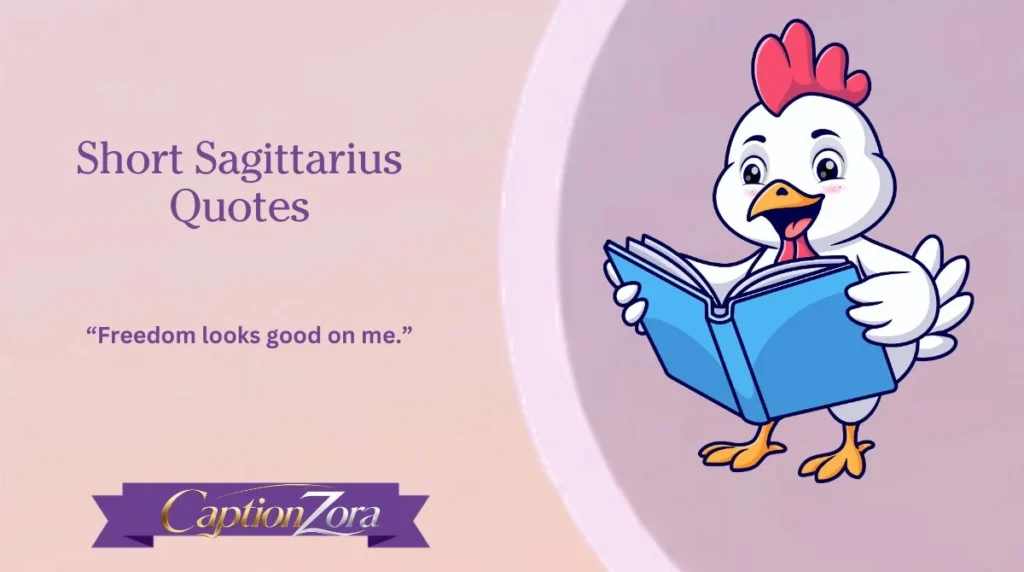 Short Sagittarius Quotes
