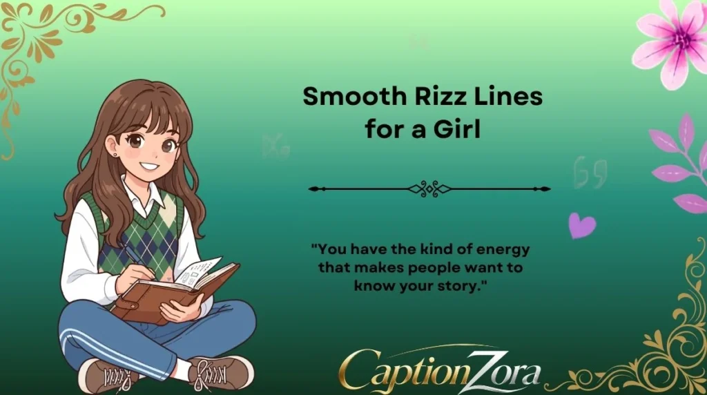Smooth Rizz Lines for a Girl
