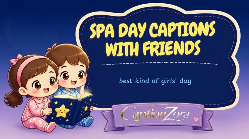 Spa Day Captions with Friends