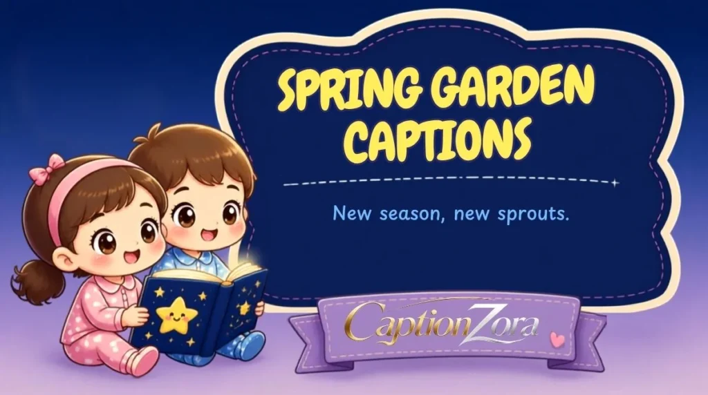 Spring Garden Captions