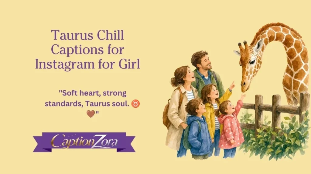 Taurus Chill Captions for Instagram for Girl