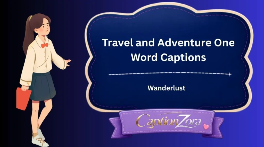 Travel and Adventure One Word Captions
