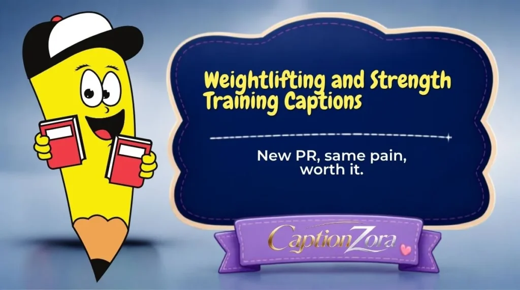 Weightlifting and Strength Training Captions