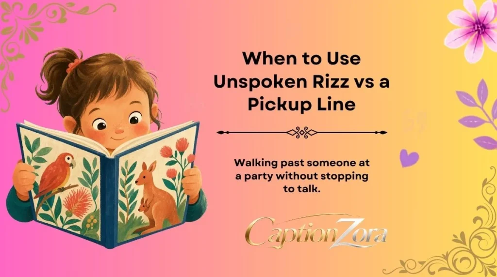 When to Use Unspoken Rizz vs a Pickup Line