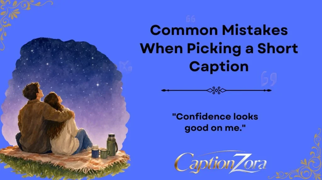 Common Mistakes When Picking a Short Caption