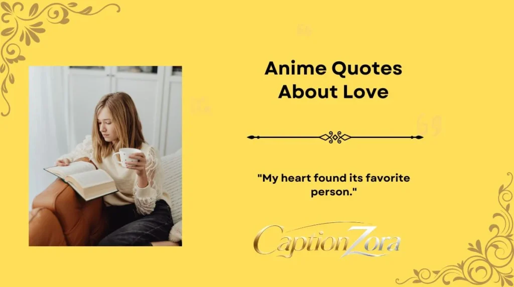 Anime Quotes About Love