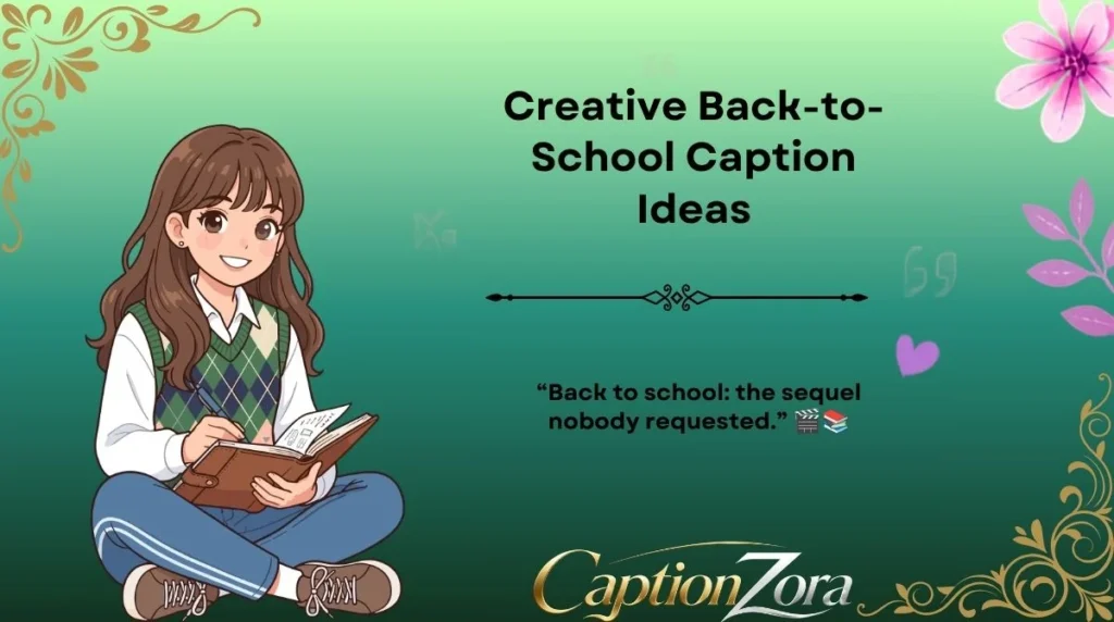 Creative Back-to-School Caption Ideas