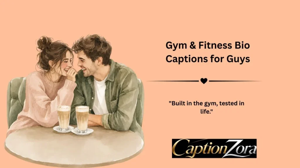 Gym & Fitness Bio Captions for Guys