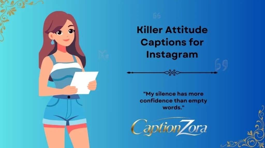 Killer Attitude Captions for Instagram